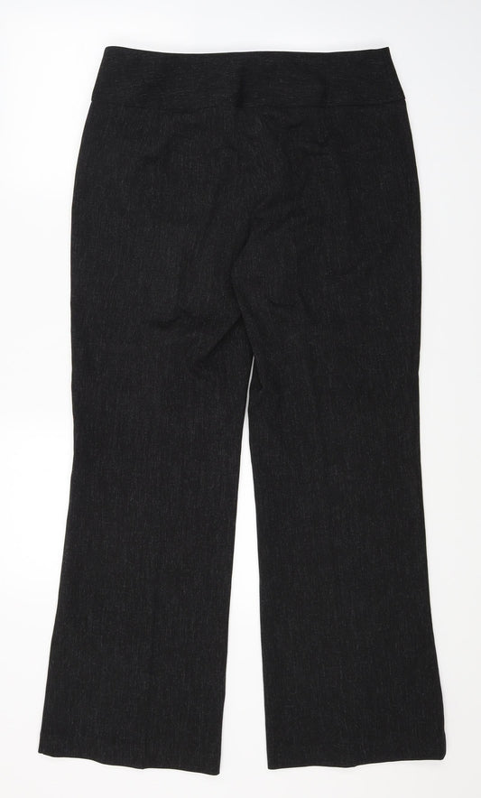 Womens UK Size 12 Marks and Spencer Regular Fit Grey Trousers