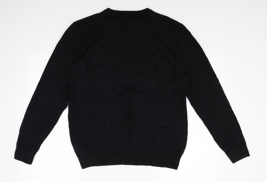 ACW85 Womens Black Pullover Jumper Size L