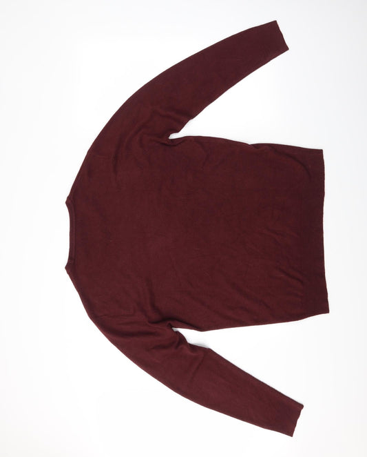 Primark Mens Red   Pullover Jumper Size L