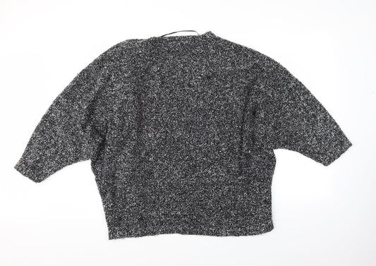 Atmosphere Womens Black Wrap Jumper Size 18