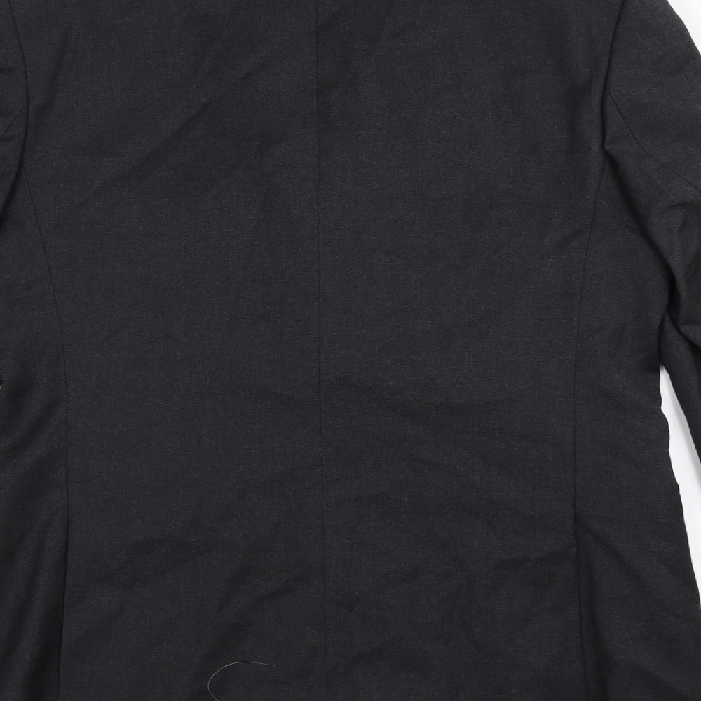 Austin Reed Mens Black Jacket Suit Jacket Size 42
