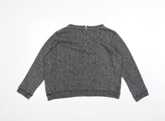 H&M Mens Grey Pullover Jumper Size M