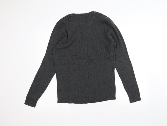 Cedar Wood State Mens Grey Pullover Jumper Size L