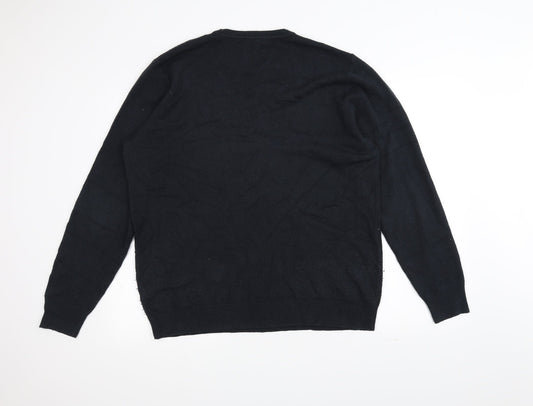George Mens Blue Pullover Jumper Size XL
