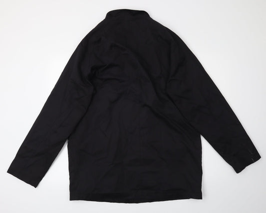 Mens UK Size M Debenhams Black Rain Coat