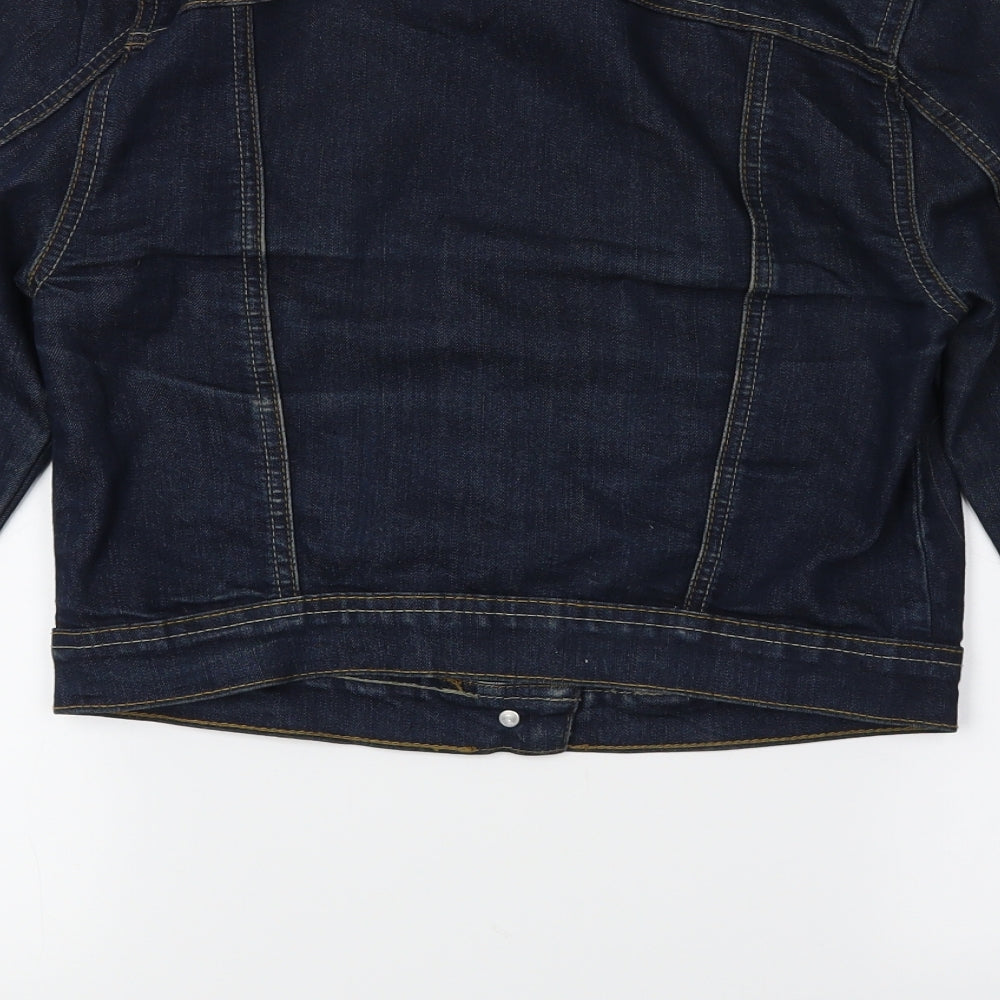 George Womens Blue Jacket Size 8