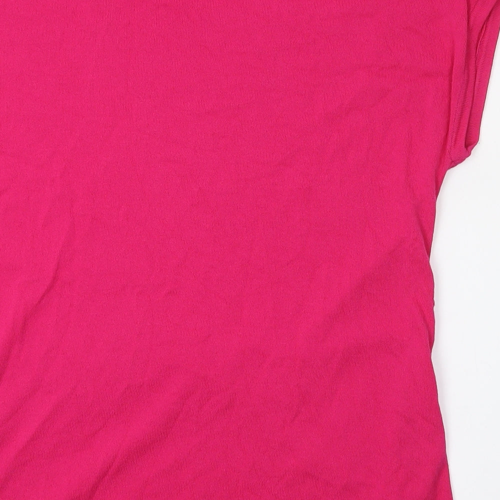 Wallis Womens Pink Basic T-Shirt Size M