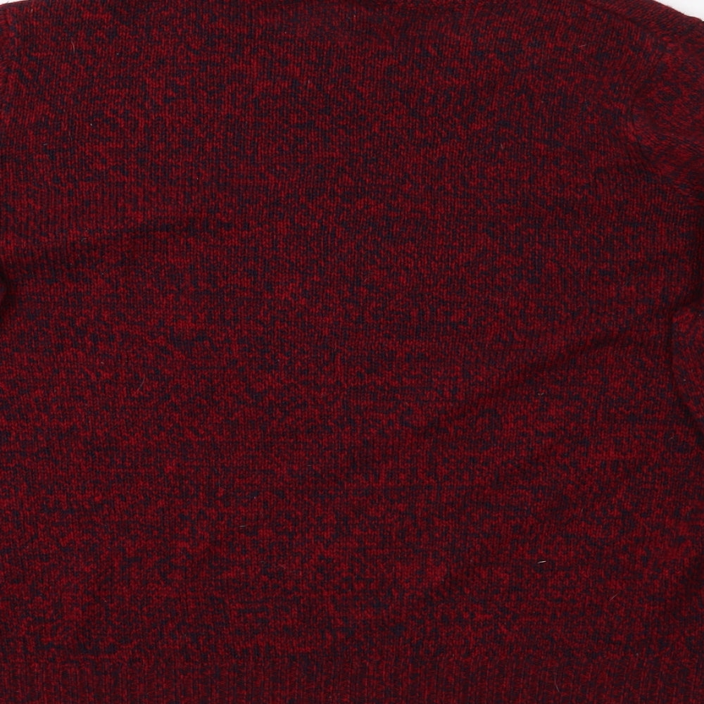 Divided Womens Red Pullover Jumper Size L