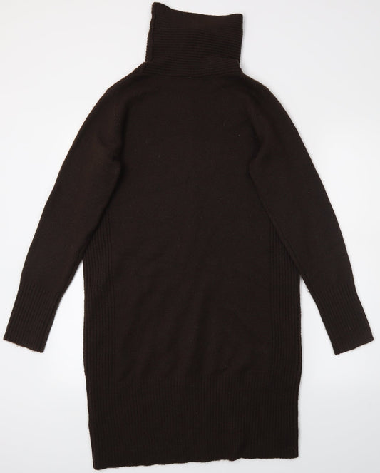 Wallis Womens Brown Jumper Dress Size S