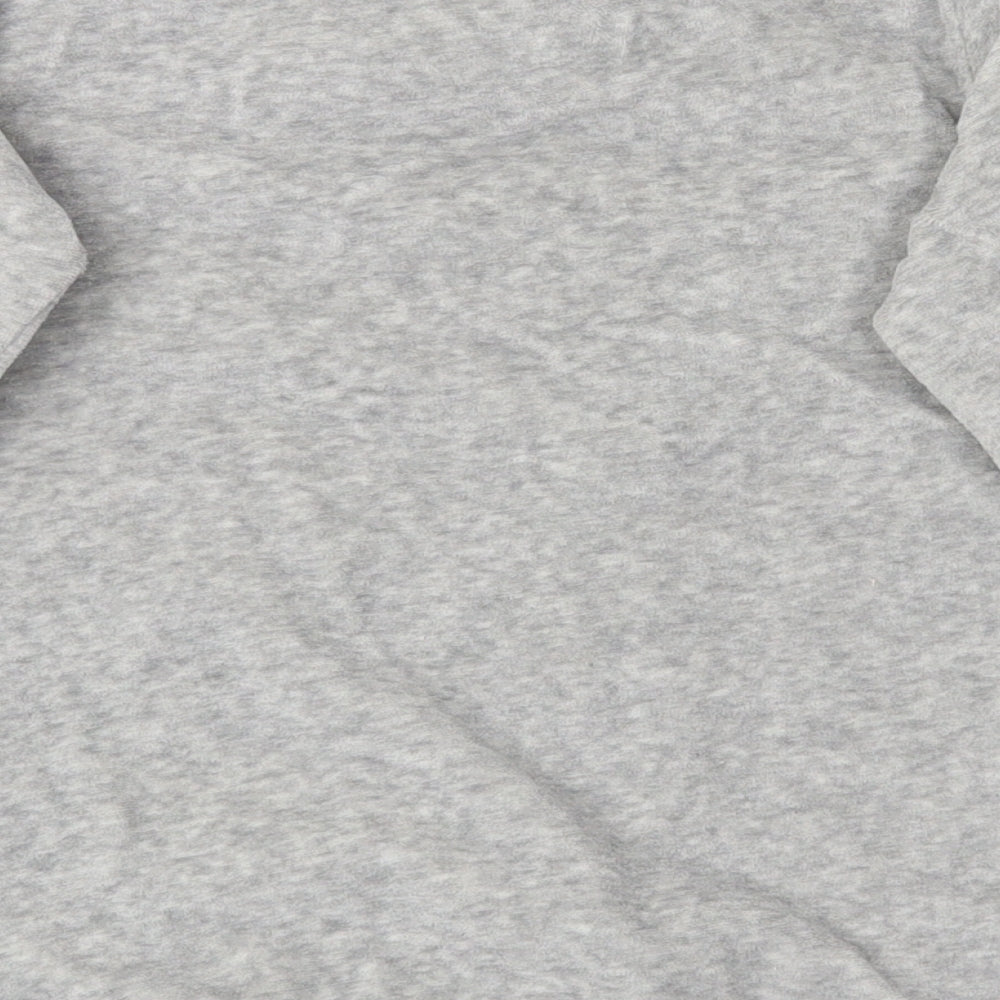 George Girls Grey Pullover Jumper Size 6-7 Years - Good Vibes