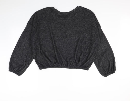 Primark Womens Black Pullover Jumper Size L