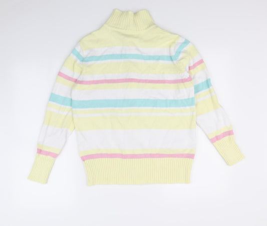 Bonmarché Mens Multicoloured Striped Full Zip Jumper Size S