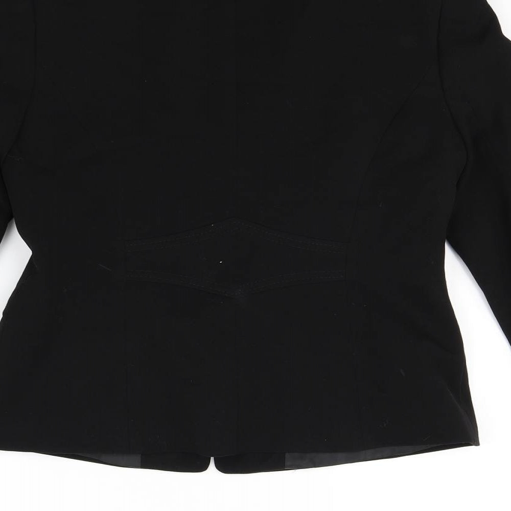 George Womens Black Jacket Blazer Size 12