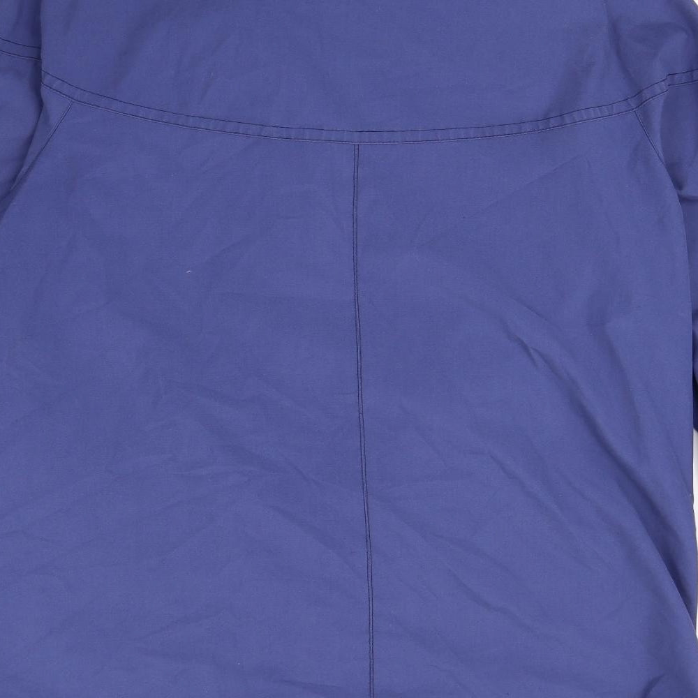 Womens UK Size 16 Debenhams Blue Rain Coat