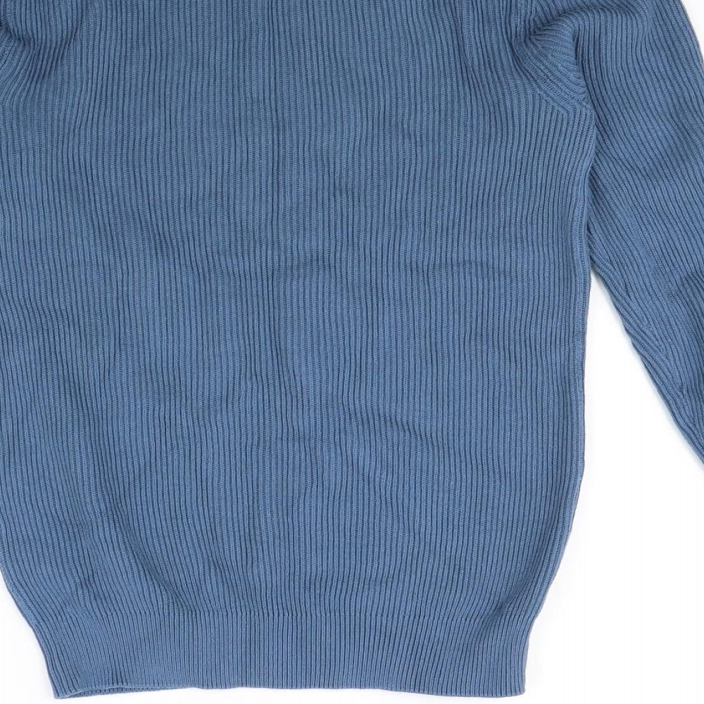 George Mens Blue Pullover Jumper Size S
