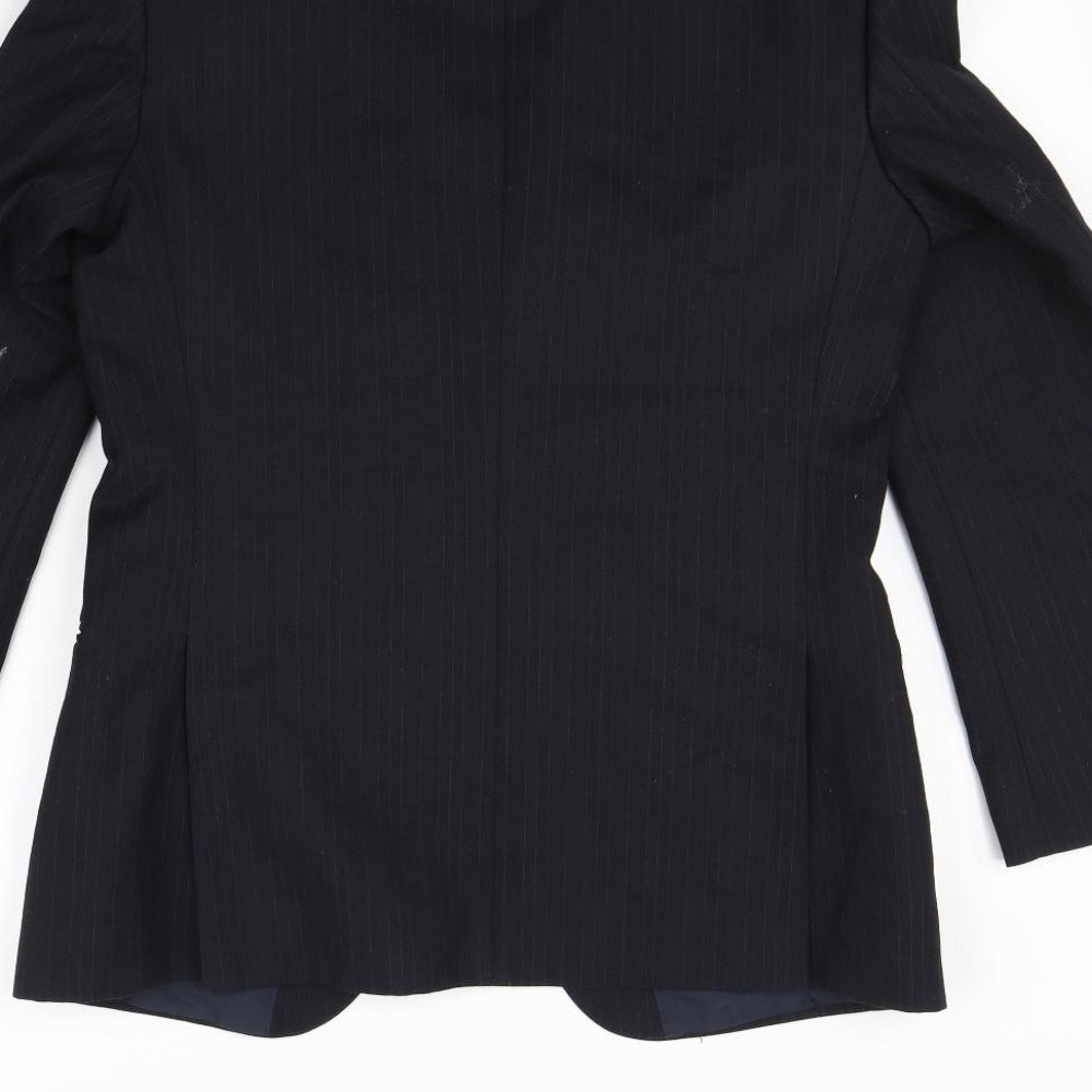 Mens UK Size M Preworn Regular Black Suit Jacket