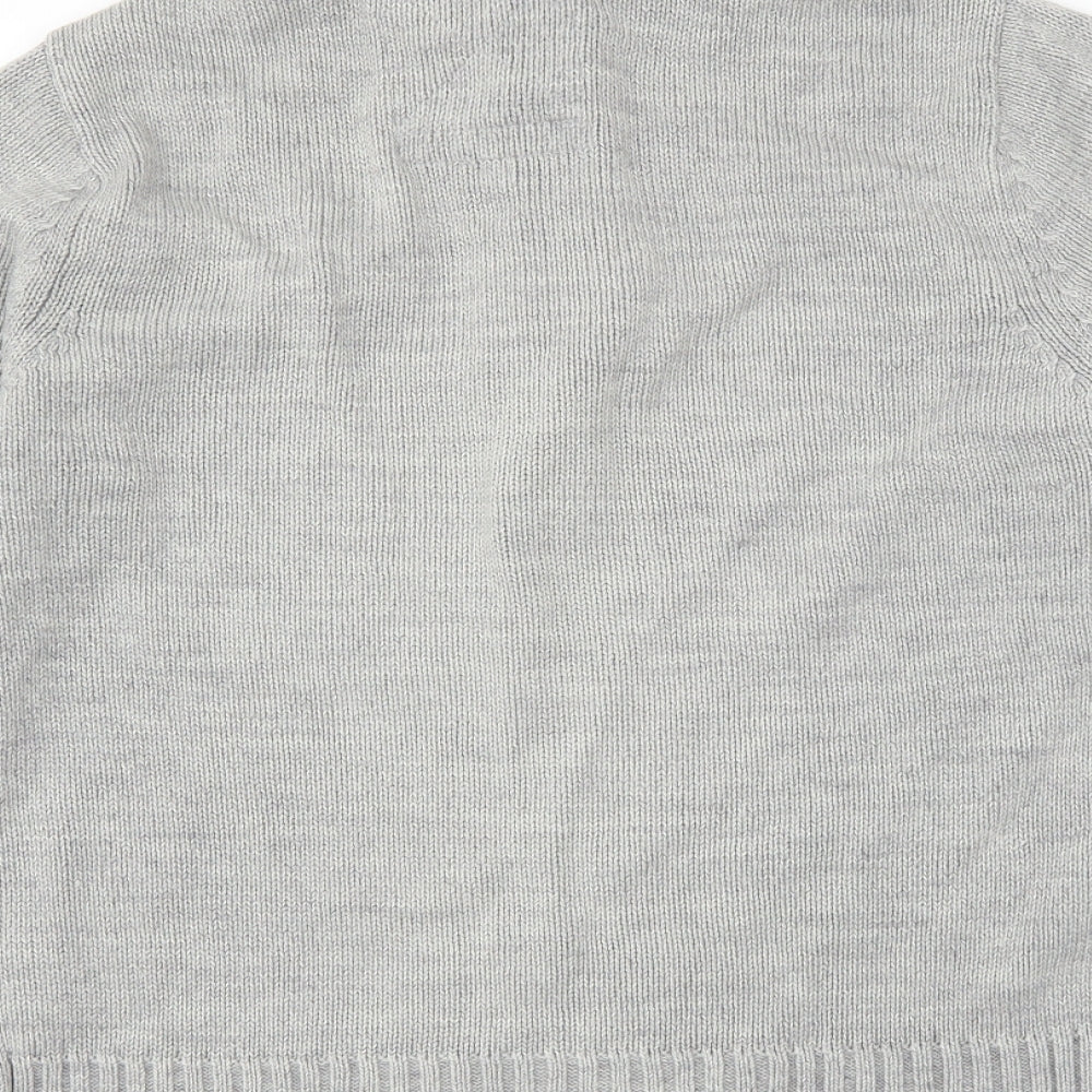 Crafted Mens Grey Pullover Jumper Size S