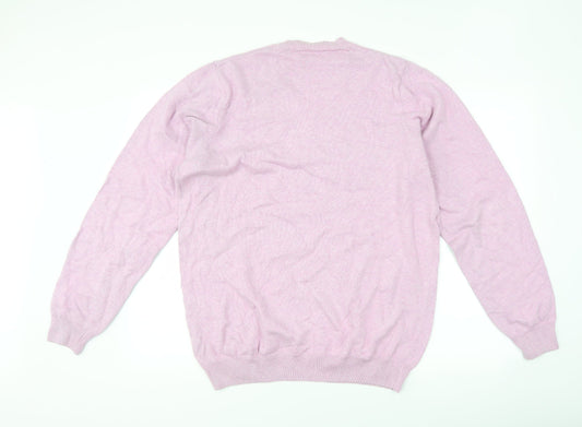 Marks and Spencer Mens Purple Pullover Jumper Size L
