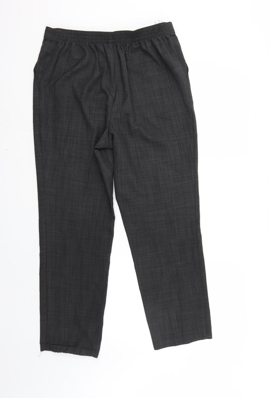 M&S Womens Grey Trousers Size 12 L26 in