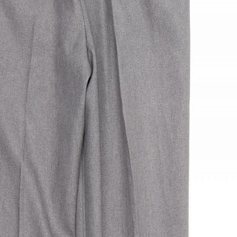 Womens UK Size 16 Preworn Regular Fit Grey Trousers