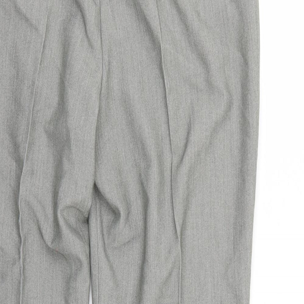 M&S Womens Grey Trousers Size 14 L26 in