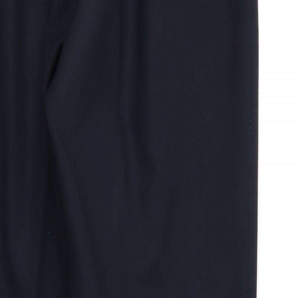 Womens UK Size 14 Sarah Hamilton Regular Fit Blue Trousers