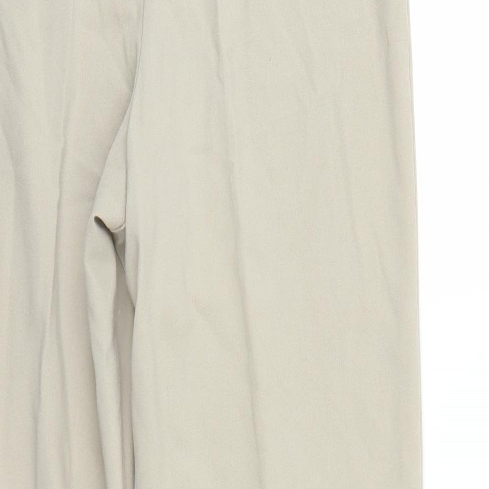 Autonomy Womens Ivory Trousers Size 10 L26 in
