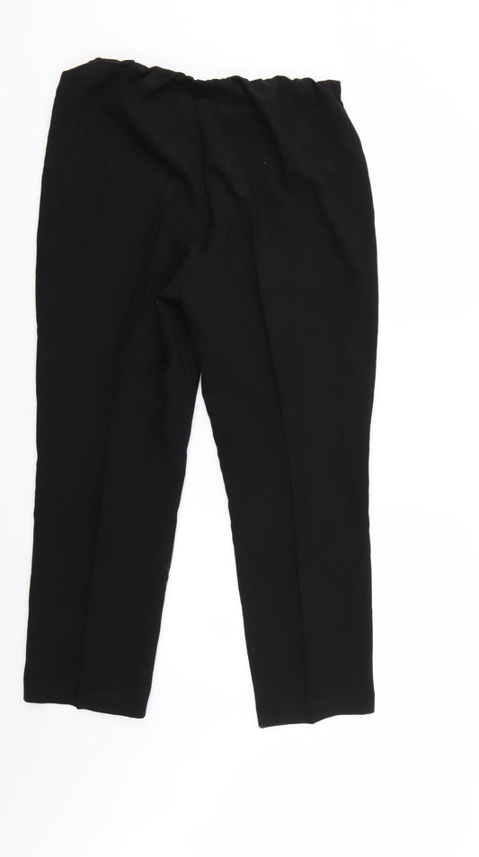 Womens UK Size 14 Julipa Regular Fit Black Trousers
