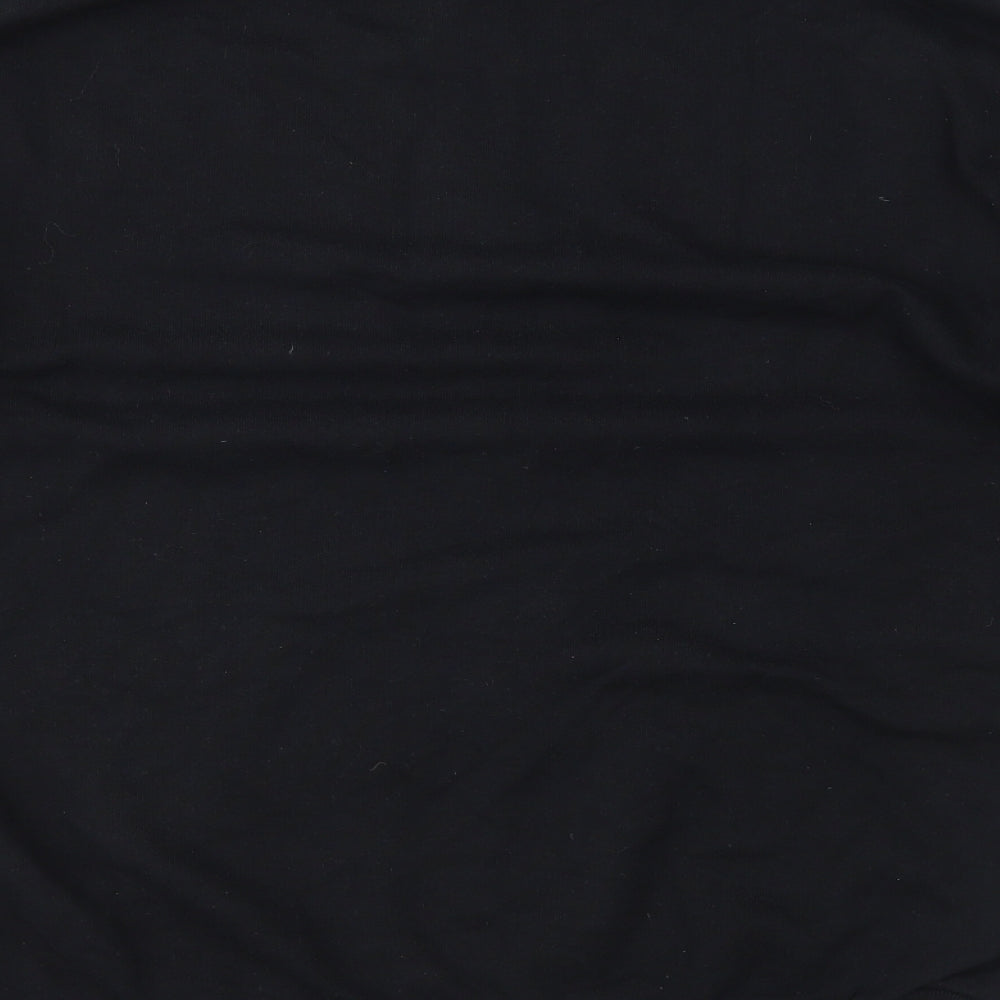 Womens UK Size M FOREVER 21 Black Full Zip Sweatshirt