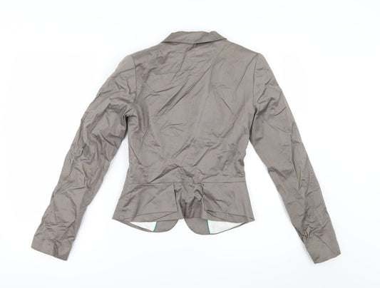 Womens UK Size 4 H&M Brown Jacket