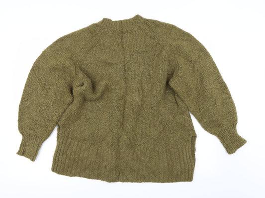 Per Una Womens Green Pullover Jumper Size 14