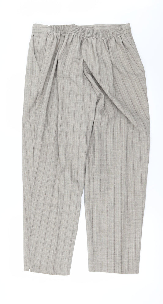 Preworn Womens Beige Trousers Size 22 in L26 in