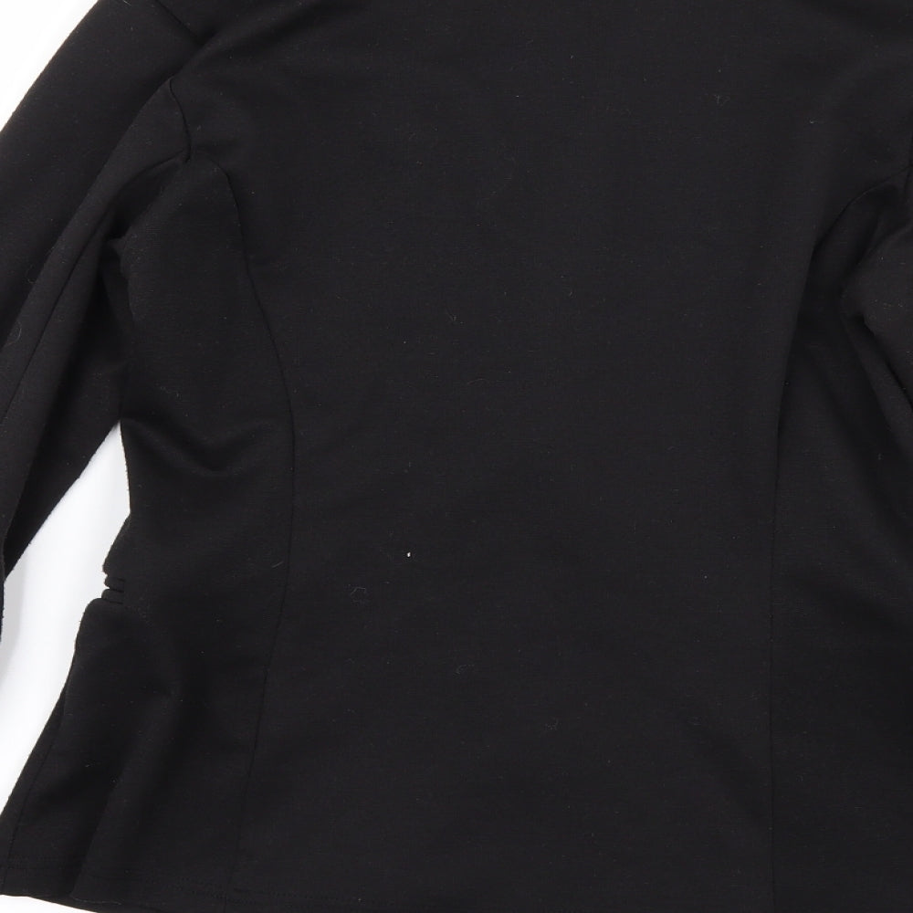 Womens UK Size 10 Quiz Black Jacket
