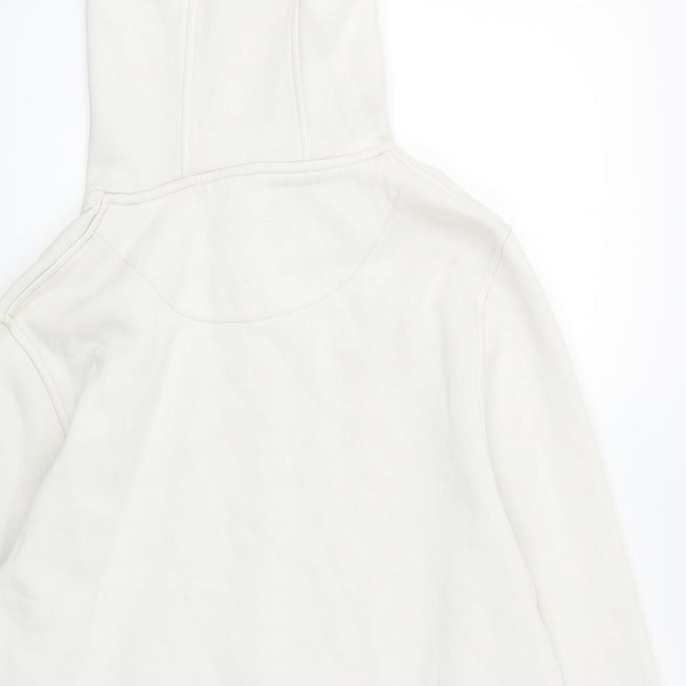 Womens White Pullover Hoodie Size L