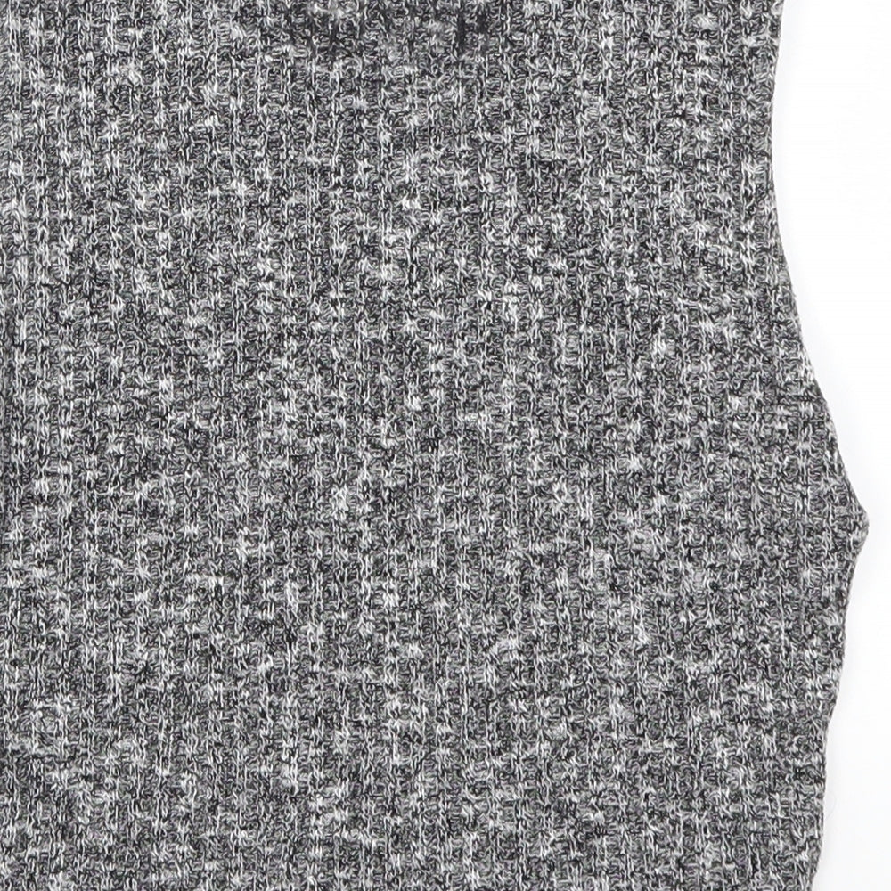 Ayanapa Womens Grey Cropped Tank Size 8