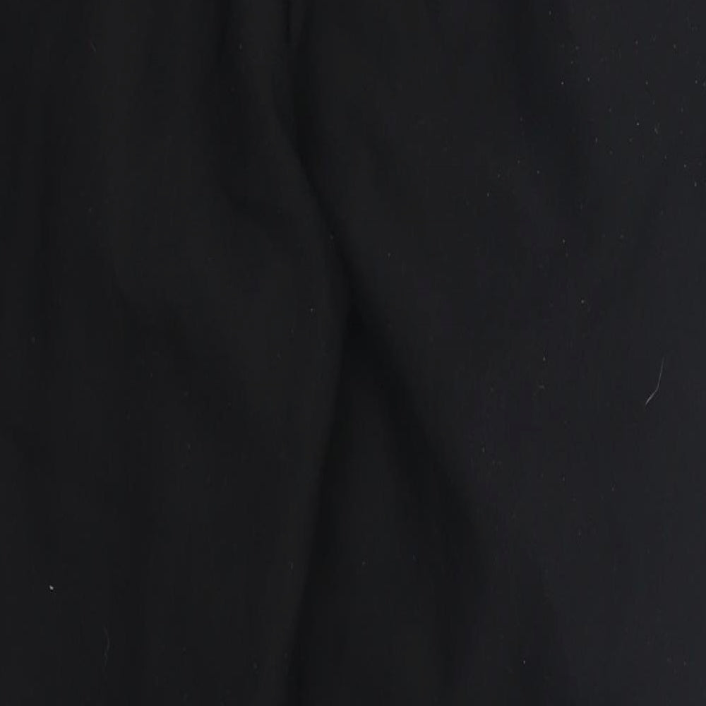 River Island Womens Black Trousers Size 12 L25 in