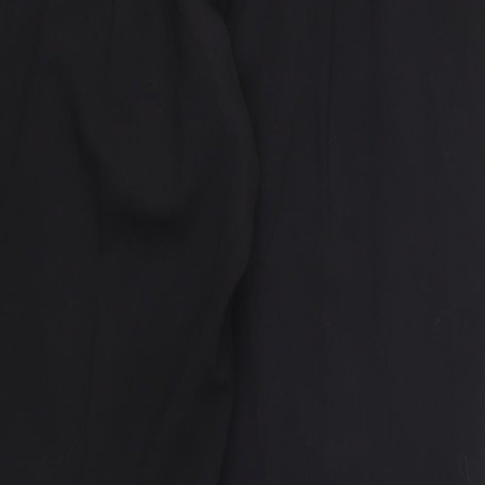 Debenhams Womens Black Trousers Size 16 L28 in