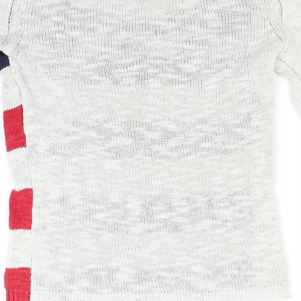 AriZona Womens White Knit Pullover Jumper Size S - USA