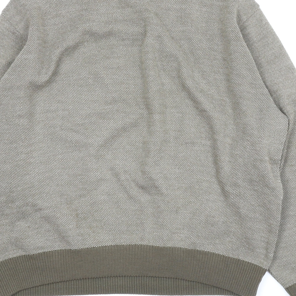 M&S Mens Green Pullover Jumper Size M