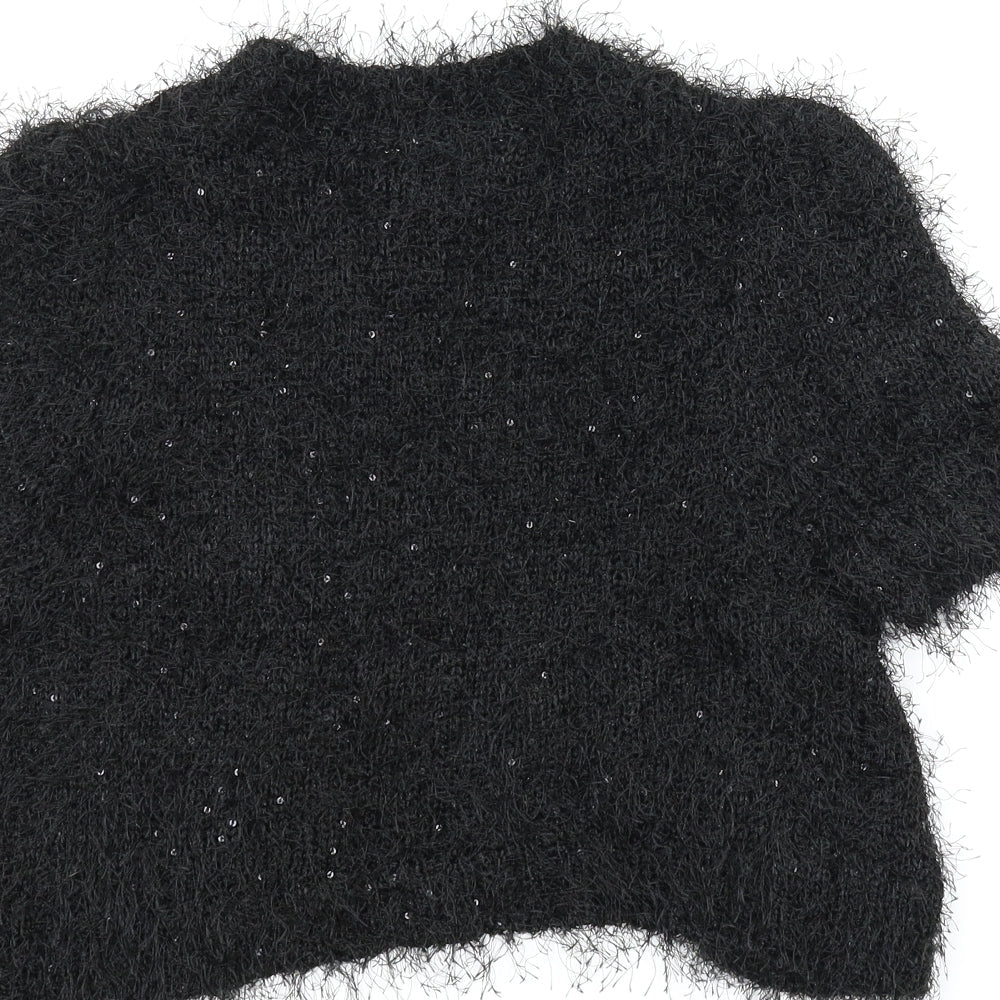Peacocks Womens Black Cardigan Jumper Size 8