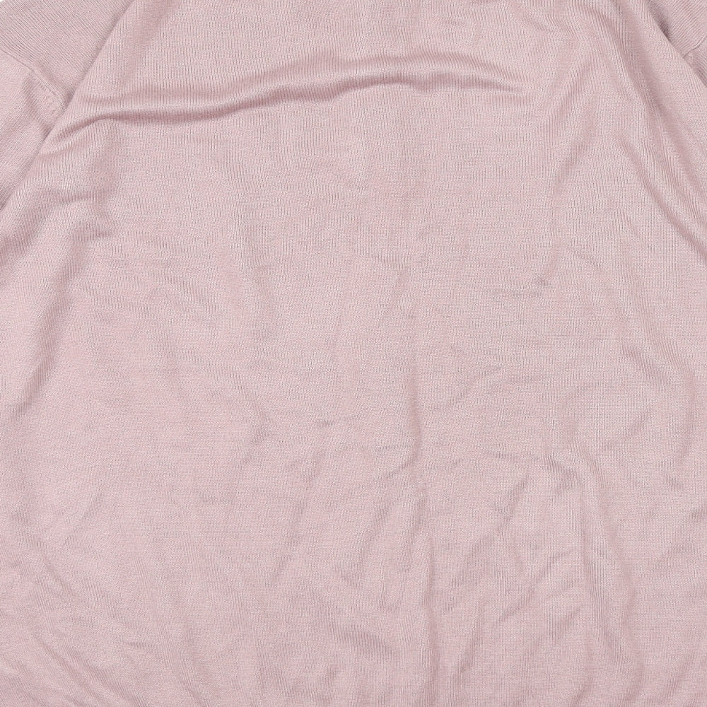 CAPSULE Mens Pink Knit Pullover Jumper Size XL