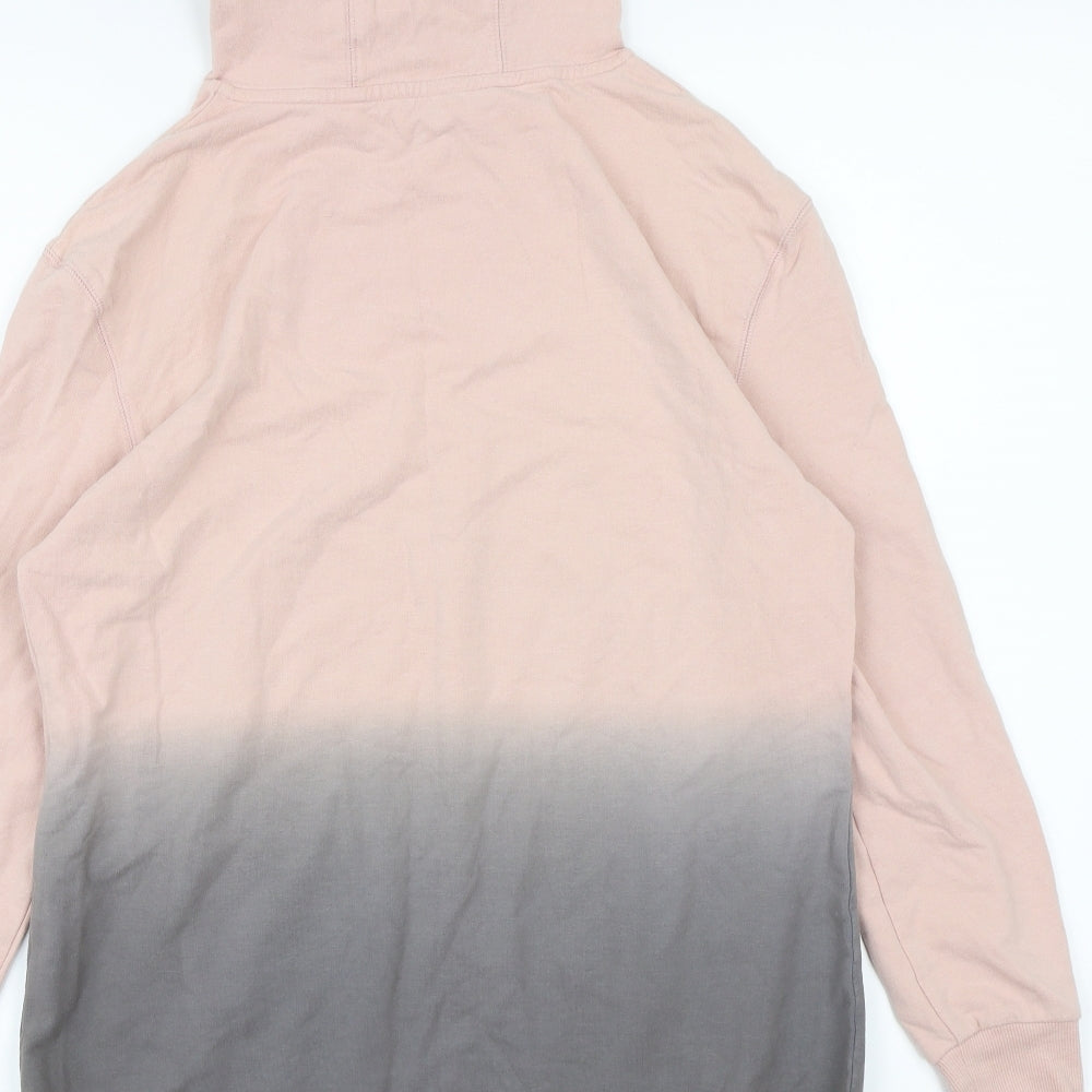 Debenhams Womens Pink Jersey Pullover Hoodie Size S