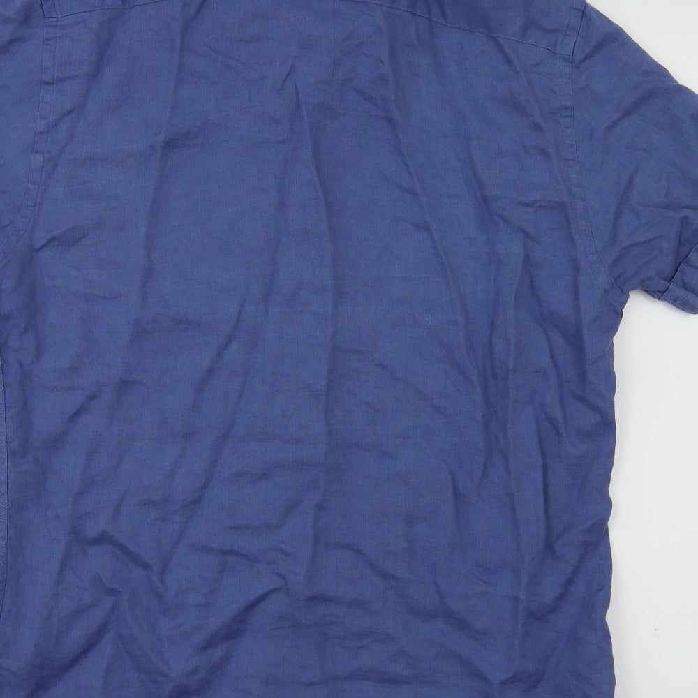 zara man Mens Blue T-Shirt Size L