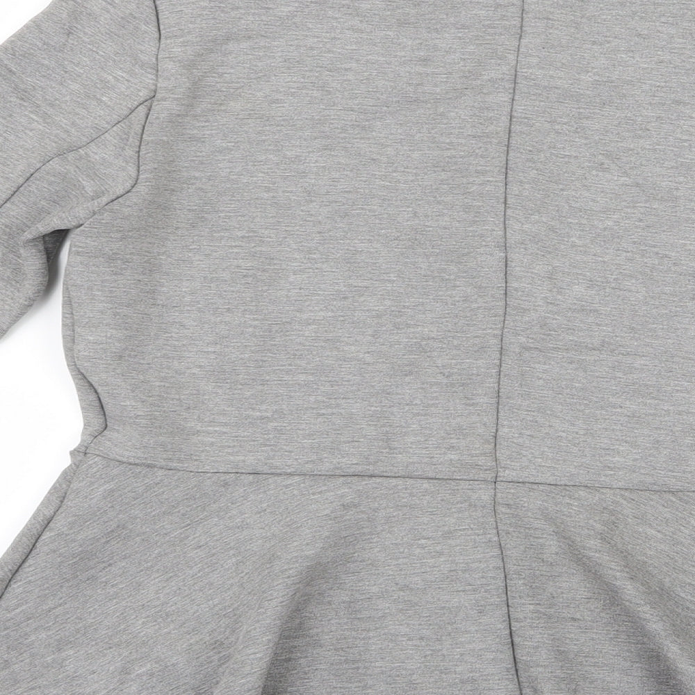 Womens UK Size 10 Topshop Grey Jacket
