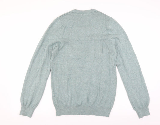 Marks and Spencer Mens Green Pullover Jumper Size S