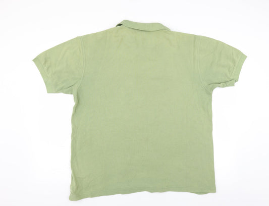Hawkshead Mens Green Polo Size L