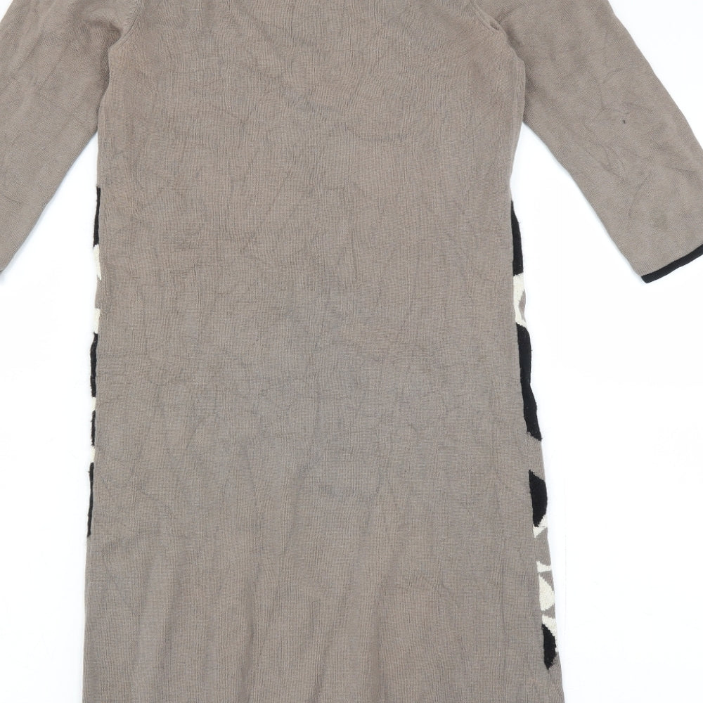 French Connection Womens Brown Jumper Dress Size XS