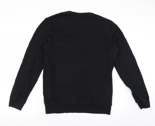 Mens UK Size M NEXT Black Pullover Sweatshirt