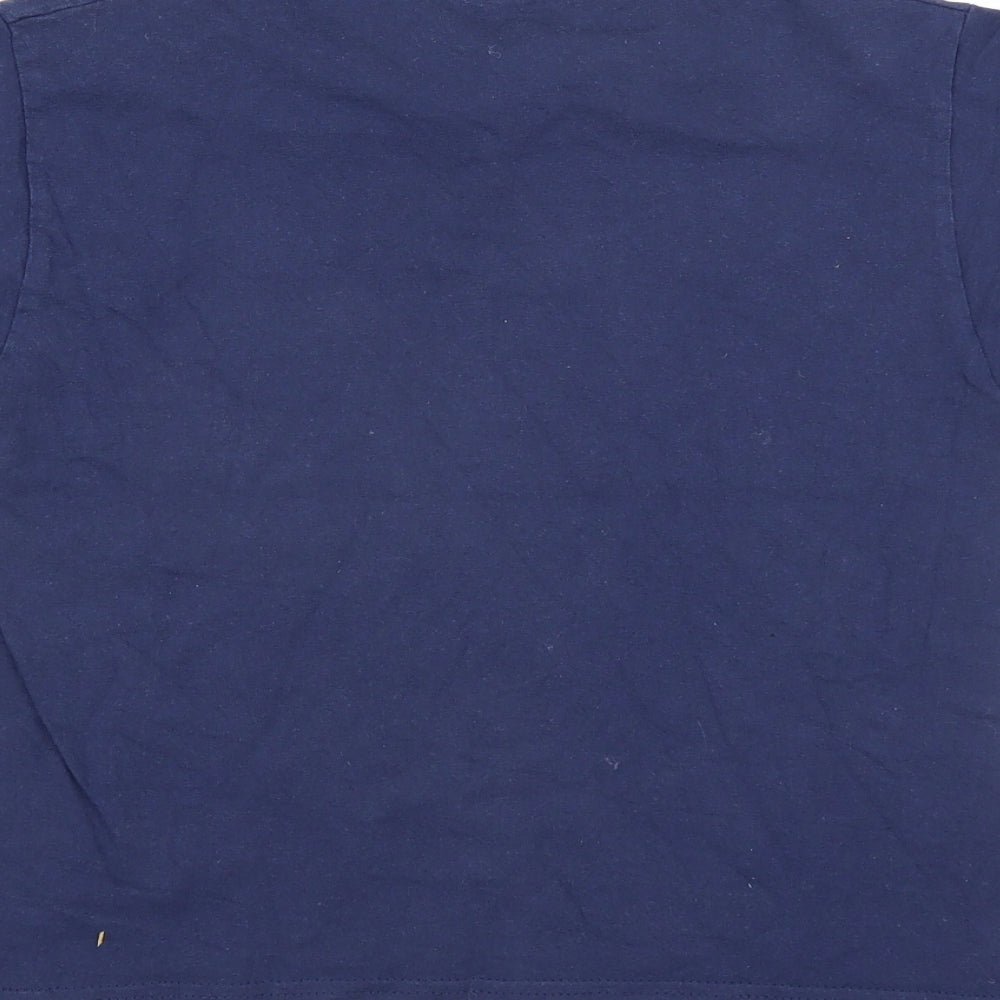 Preworn Boys Blue Basic T-Shirt Size 5-6 Years - HTA