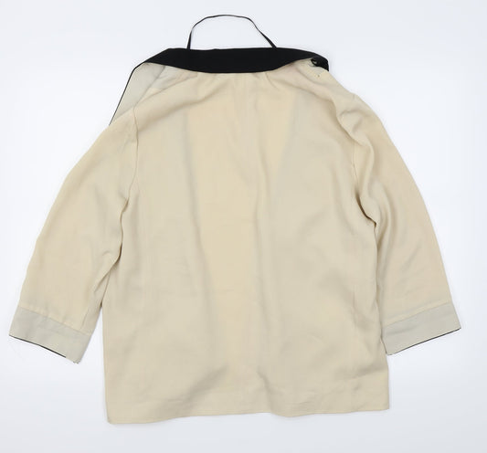 Dorothy Perkins Womens Beige Jacket Blazer Size L
